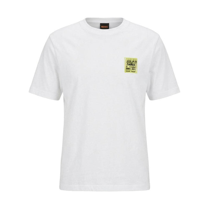 BOSS Te Movement Graphic T-Shirt White