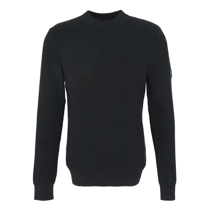 Barbour International Crawley Crew Neck Jumper Black
