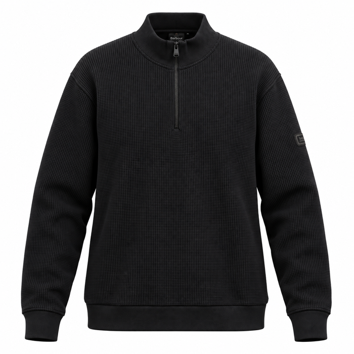 Barbour International Curve Half Zip Sweatshirt Black