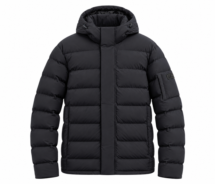 Barbour International Daleson Puffer Jacket Dark Navy
