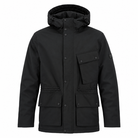 Barbour International Endley Waterproof Jacket Black