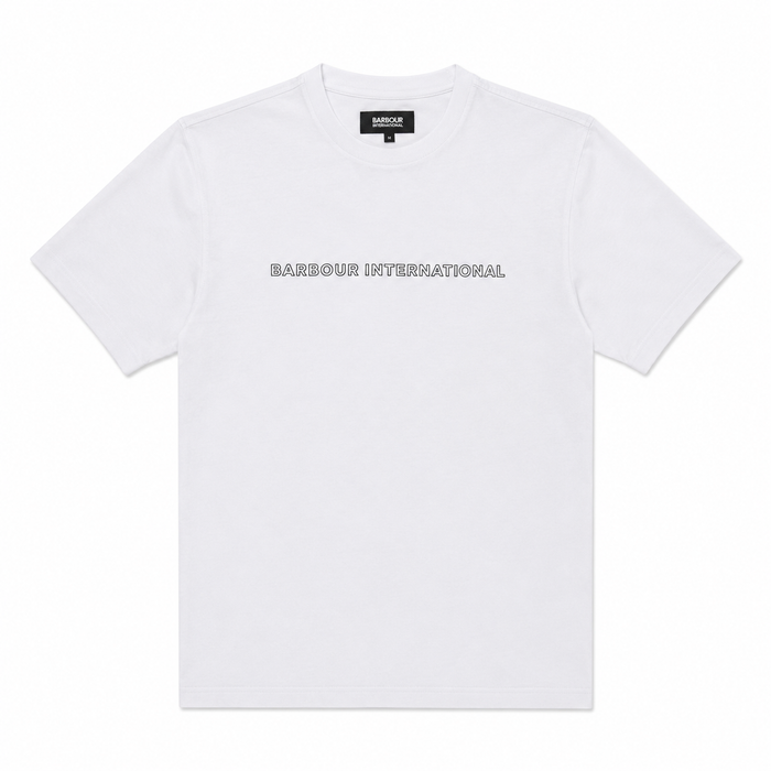 Barbour International Outline T-Shirt White