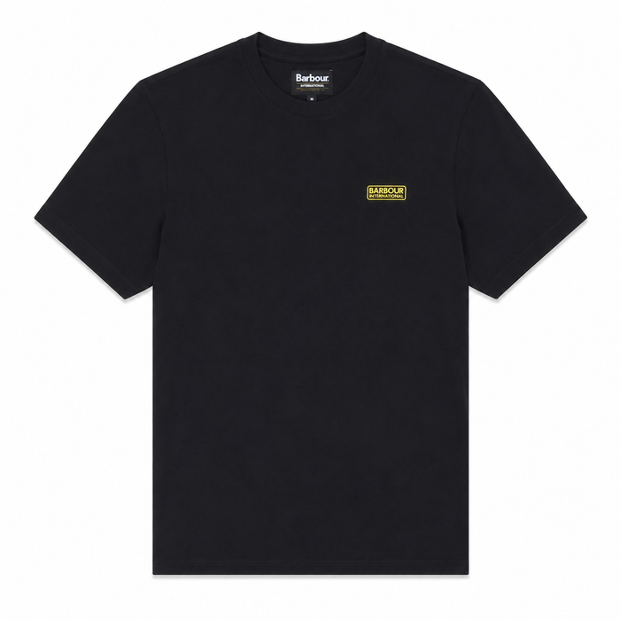 Barbour International Small Logo T-Shirt Black/Yellow