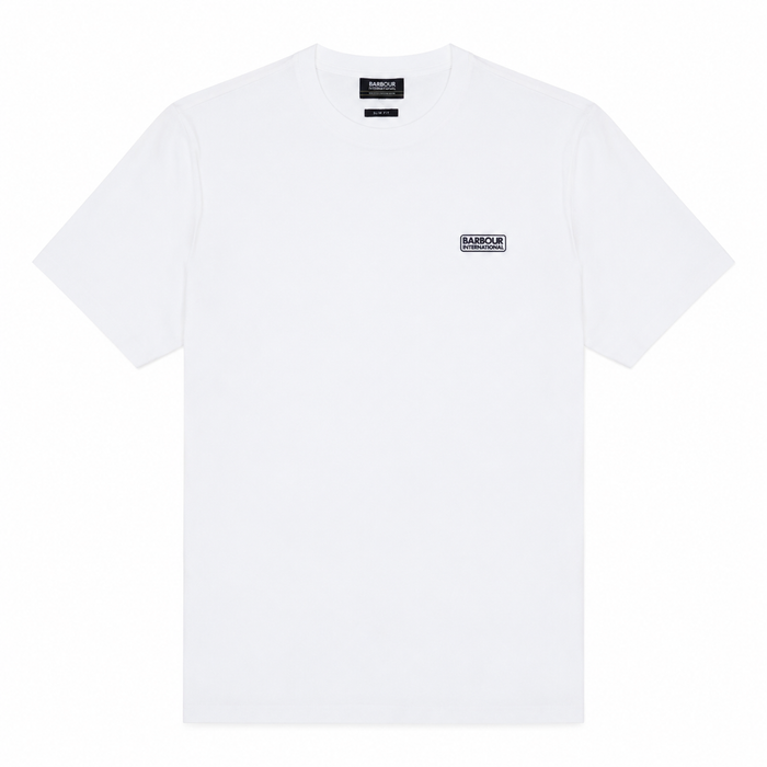 Barbour International Small Logo T-Shirt White/Black