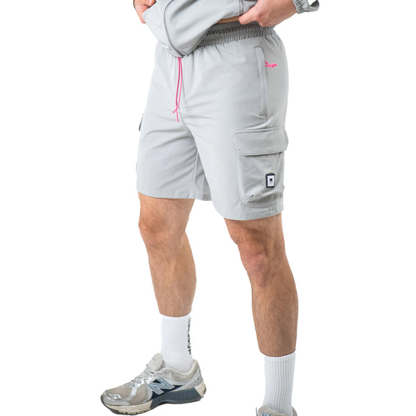 REFLECT Woven Capsule Cargo Shorts Grey