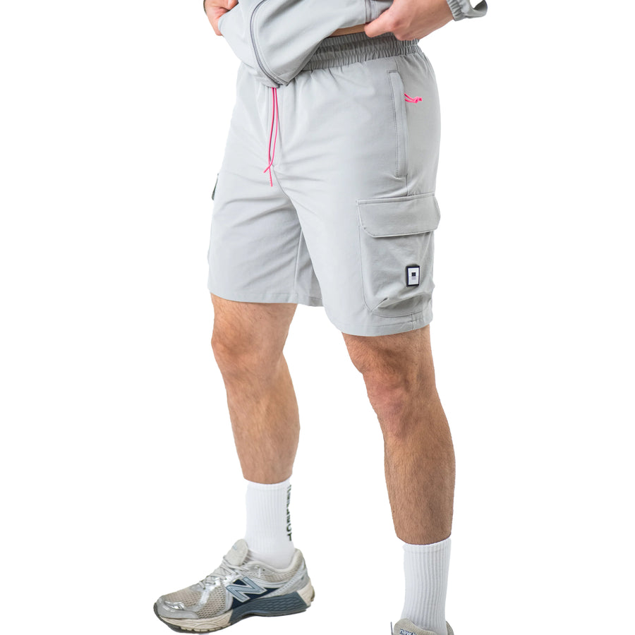 REFLECT Woven Capsule Cargo Shorts Grey