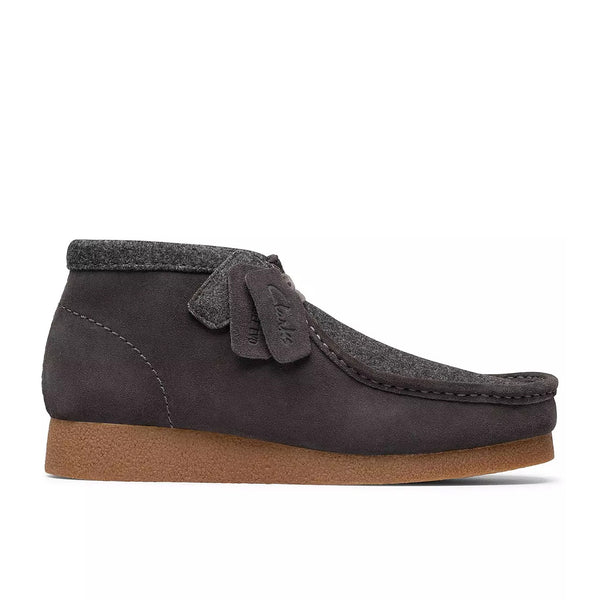 Clarks Originals Wallabee Evo Boots Dark Grey Combi