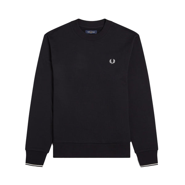 Fred Perry Crew Neck Sweatshirt Black