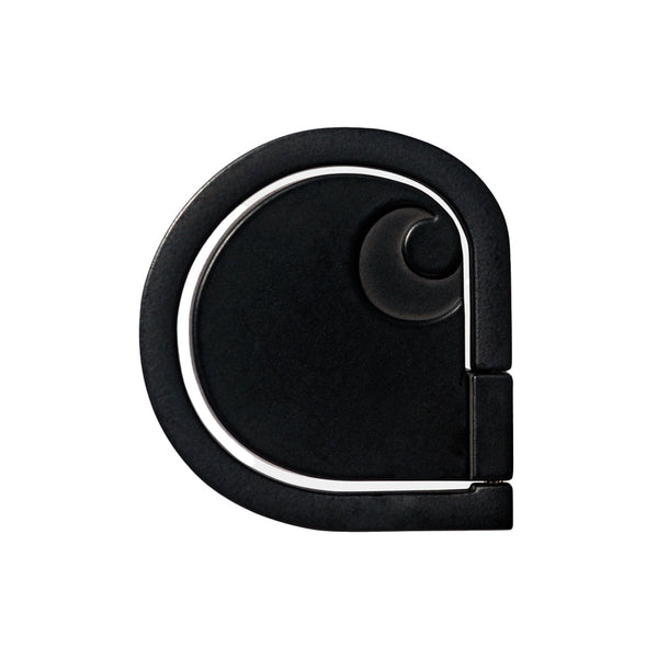 Carhartt WIP C Logo Phone Ring Black-One Size-SPIRALSEVEN DESIGNER MENSWEAR UK