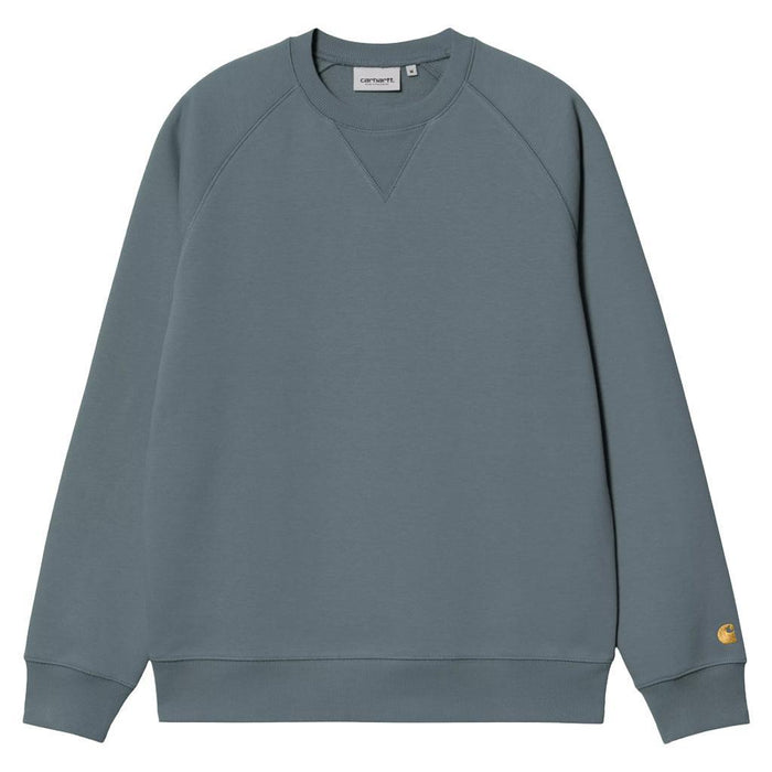 Carhartt WIP Chase Sweatshirt Cozy Blue/Gold