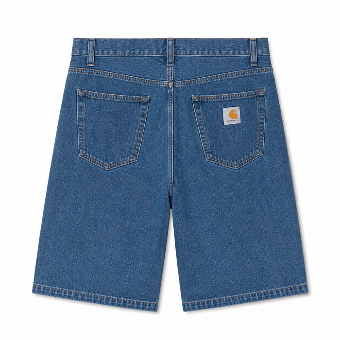 Carhartt WIP Denim Landon Short Blue Heavy Stone Wash