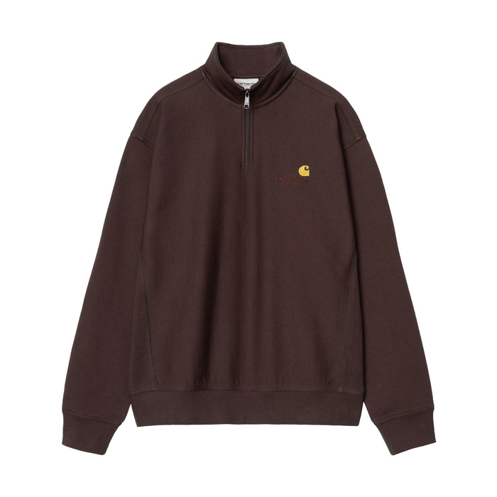 Carhartt WIP Half Zip American Script Sweatshirt Palisander