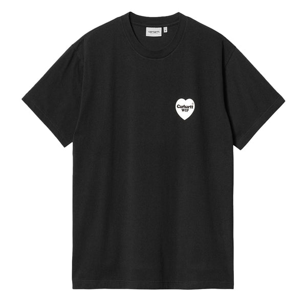 Carhartt WIP Heart Bandana T-Shirt - Black/White-SPIRALSEVEN DESIGNER MENSWEAR UK