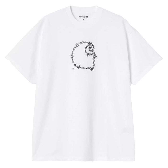 Carhartt WIP S/S Barbwire C T-Shirt White
