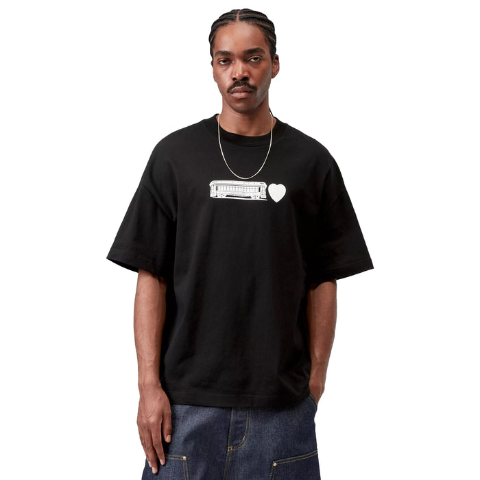 Carhartt WIP S/S Deconstructed Label T-Shirt Black