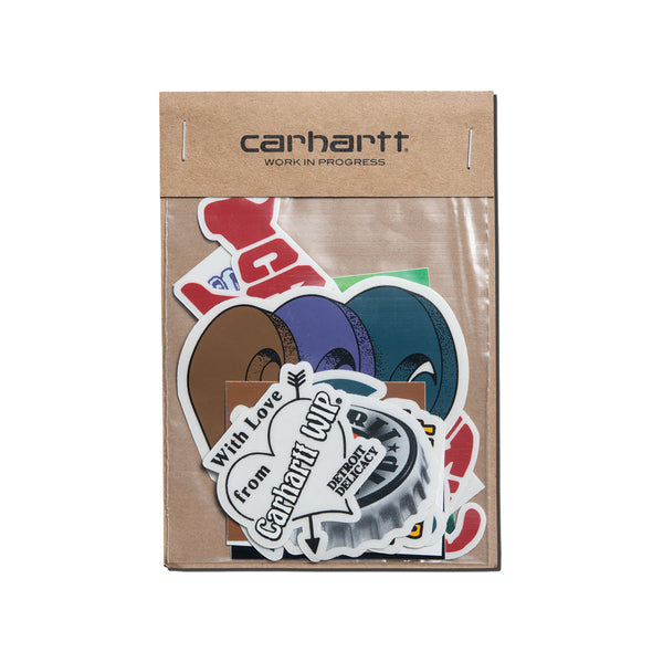 Carhartt WIP Sticker Bag (10 Pack)-One Size-SPIRALSEVEN DESIGNER MENSWEAR UK