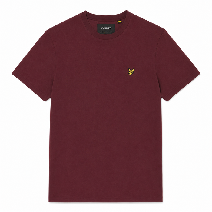 Lyle & Scott Plain T-Shirt Burgundy