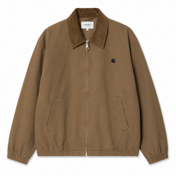 Carhartt WIP Madison Ripstop Jacket Dark Beech/Black Garment Dyed