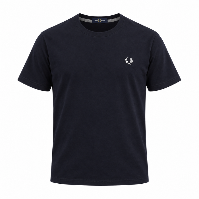 Fred Perry Crew Neck T-Shirt Navy