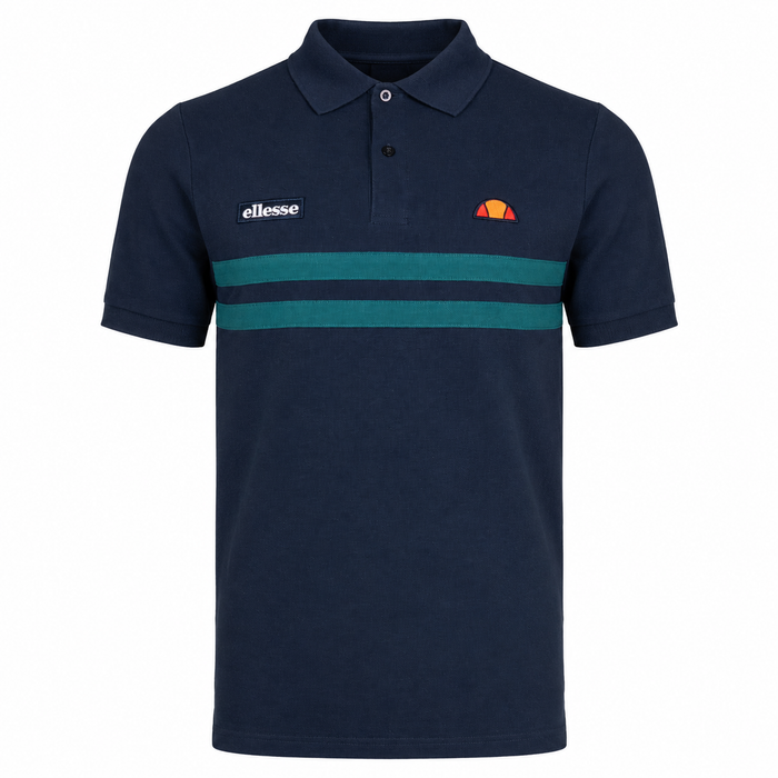 Ellesse Muccia Polo Shirt Navy/Teal