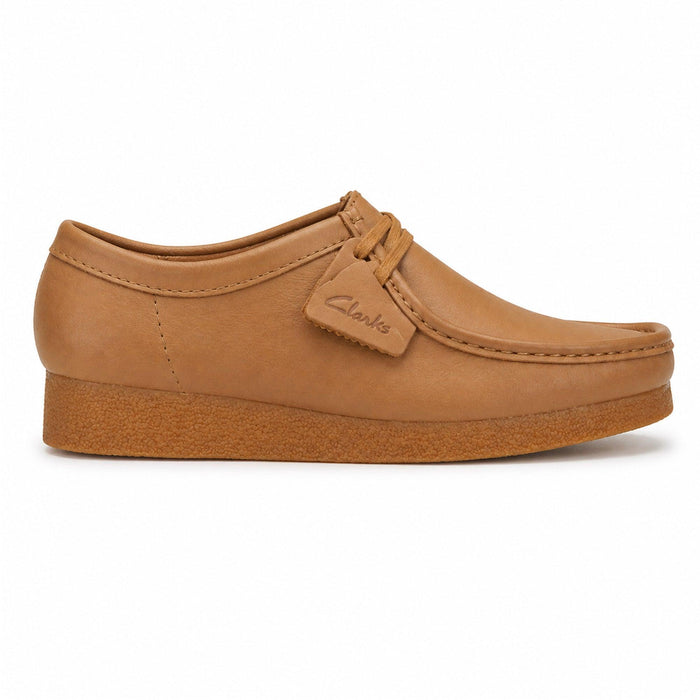 Clarks Originals Wallabee Evo Leather Shoes Tan