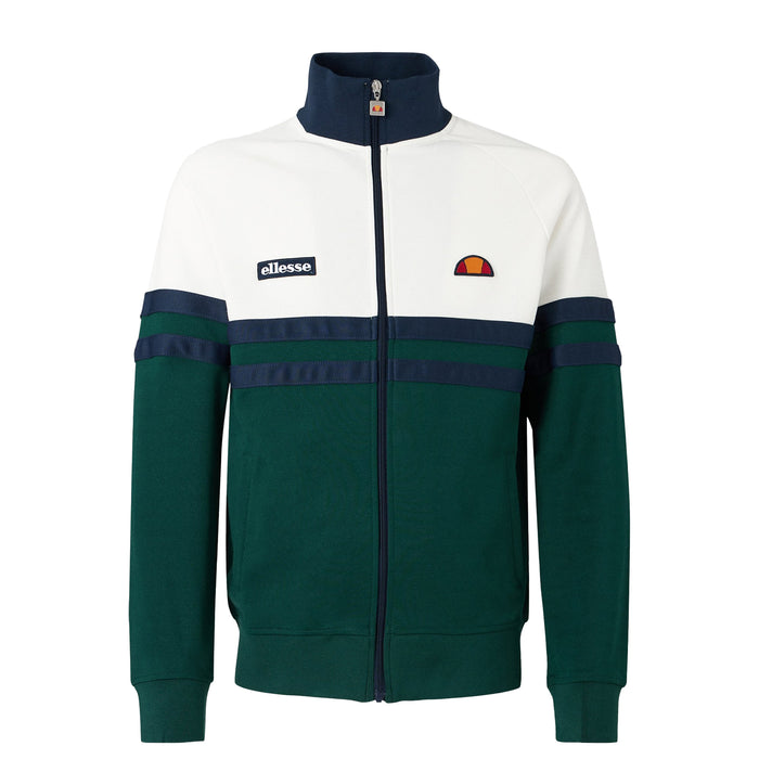 Ellesse Rimini Track Top Jacket Dark Green/Off White