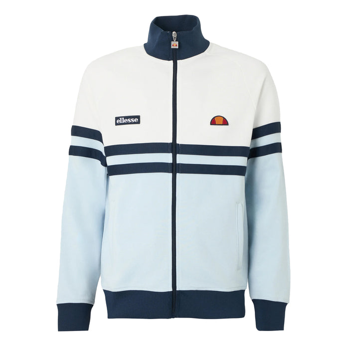 Ellesse Rimini Track Top Jacket Off White/Light Blue