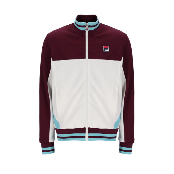 Fila Tiebreaker Funnel Neck Track Top Jacket Fig/Gardenia/Milky Blue
