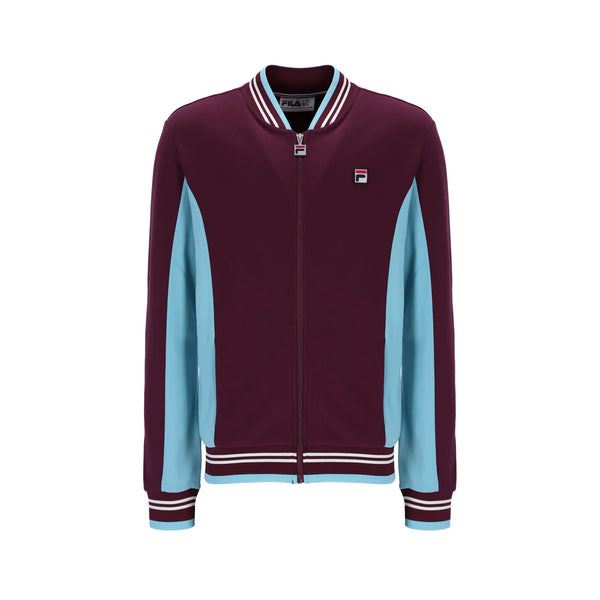 Fila Settanta Baseball Track Top Jacket Fig/Milky Blue/Gardenia