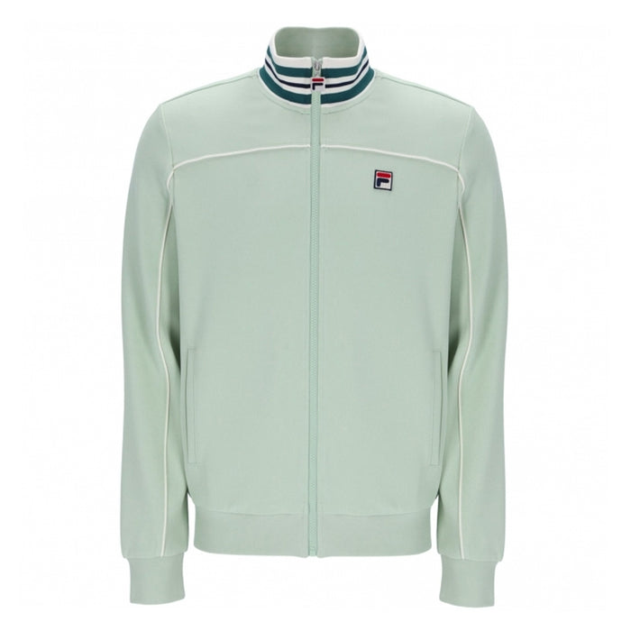 Fila Federico Tipped Neck Track Top Jacket Surf Spray