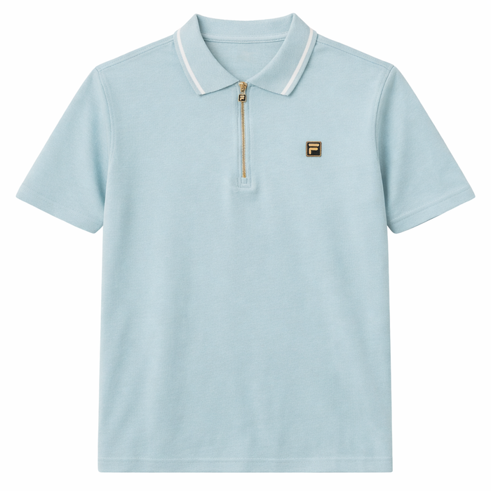 Fila Gold Lemar 2 Premium Zip Polo Sterling Blue