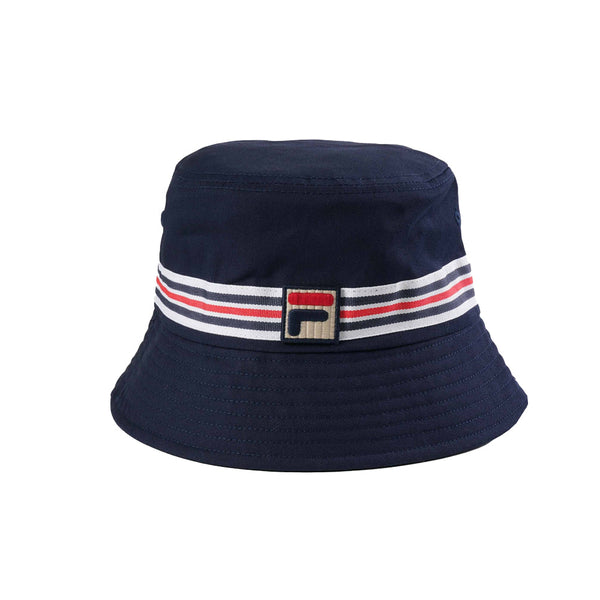 Fila Jojo Heritage Stripe Bucket Hat - Fila Navy-One Size-SPIRALSEVEN DESIGNER MENSWEAR UK