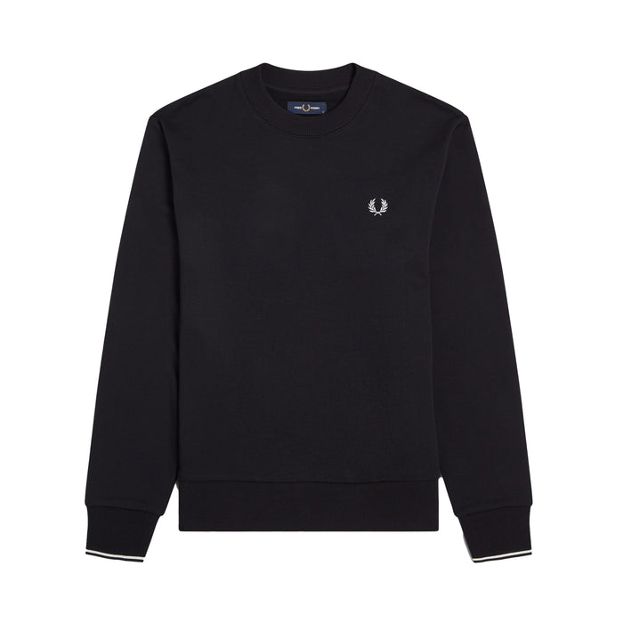 Fred Perry Crew Neck Sweatshirt Black
