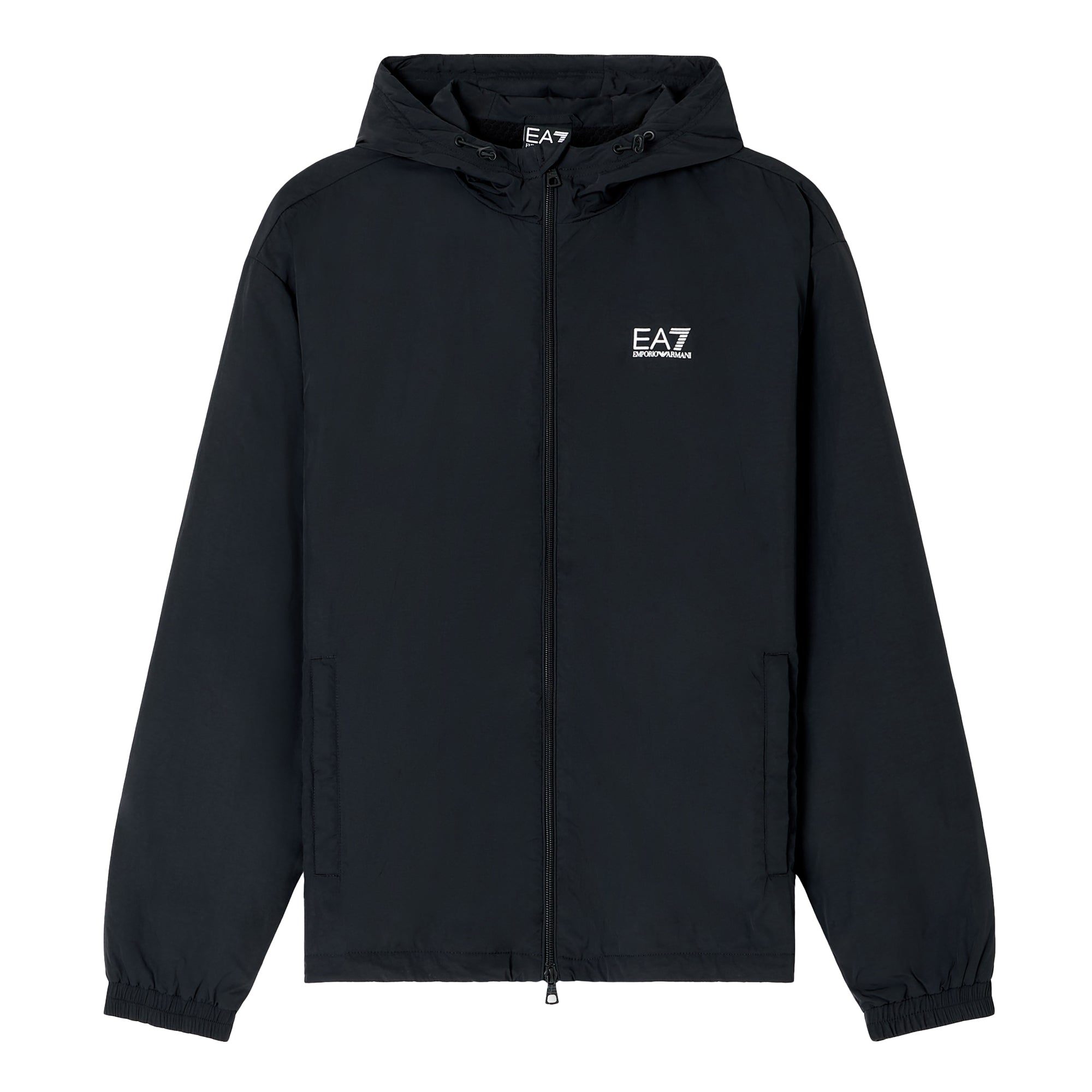 EA7 Emporio Armani Core ID Nylon Hooded Jacket Black – Spiral Seven