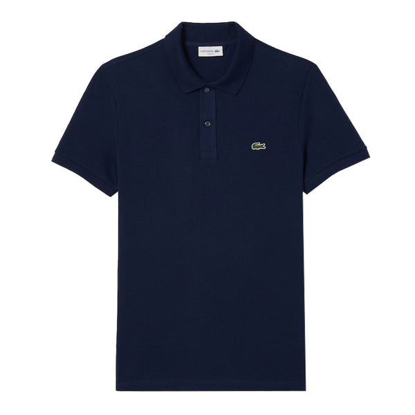 Lacoste Classic Fit Polo Shirt Navy Blue-SPIRALSEVEN DESIGNER MENSWEAR UK