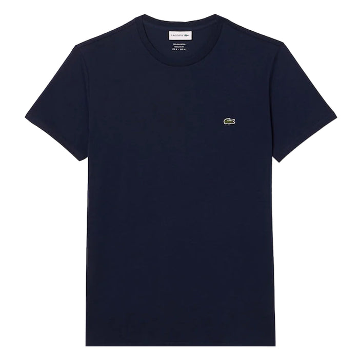 Lacoste Cotton Pima Crew Neck T-Shirt Midnight Blue
