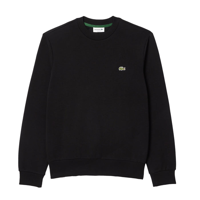 Lacoste Fleece Crew Sweatshirt Black