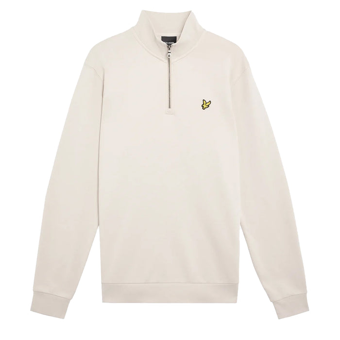 Lyle & Scott Cotton Loopback 1/4 Zip Sweatshirt Cove