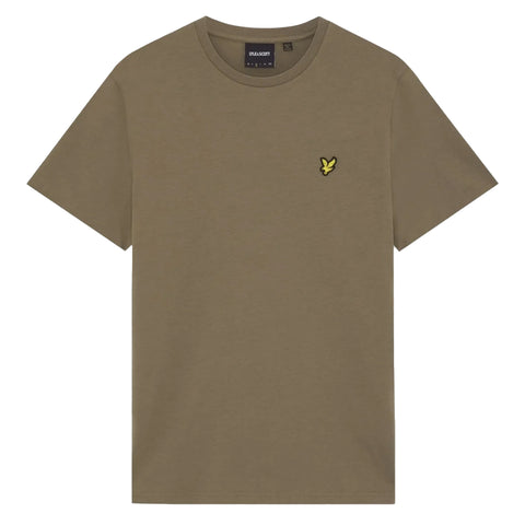 Lyle & Scott Plain T-Shirt Khaki Ash