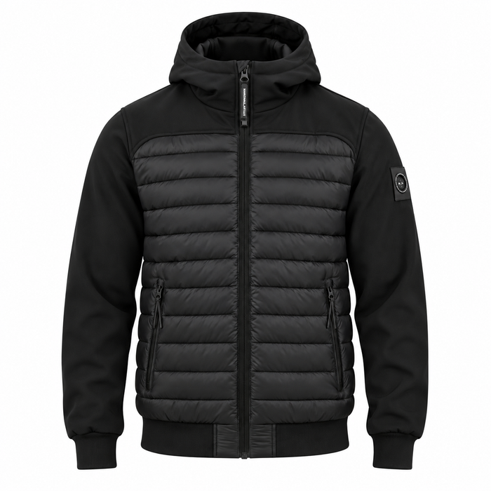 Marshall Artist Avondale Hybrid Jacket Black