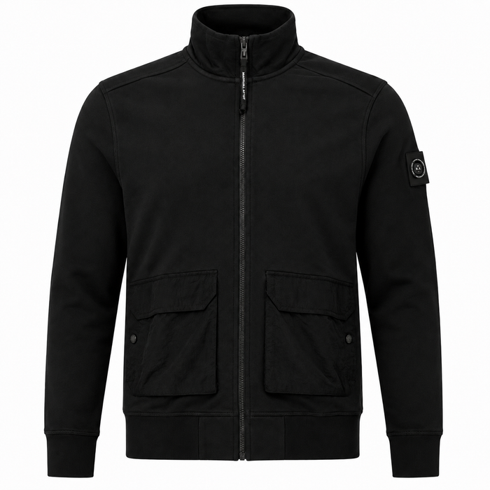 Marshall Artist Streatham Full Zip Sweatshirt Black
