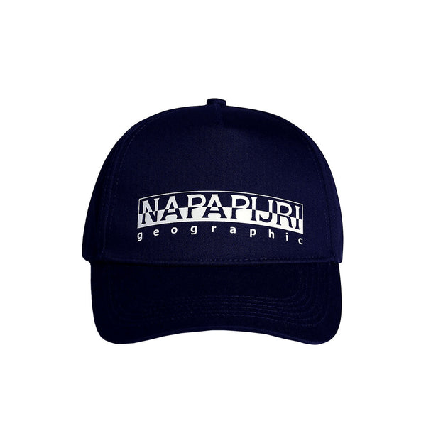 Napapijri F Box Baseball Cap Navy Blue-One Size-SPIRALSEVEN DESIGNER MENSWEAR UK