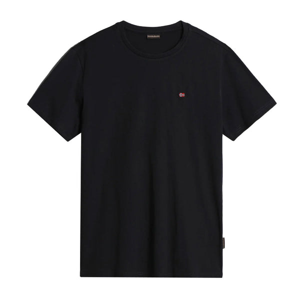 Napapijri Salis Sum T-Shirt Black-SPIRALSEVEN DESIGNER MENSWEAR UK