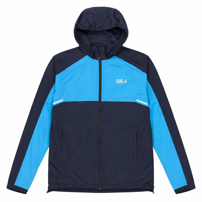 OEX Grampian Windrunner Jacket Navy/Azure
