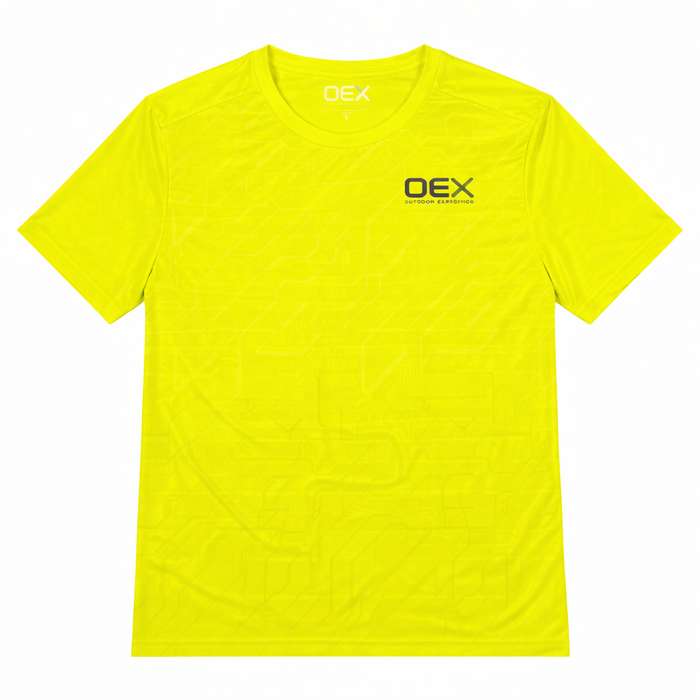 OEX Helmer T-Shirt Acidic Lime