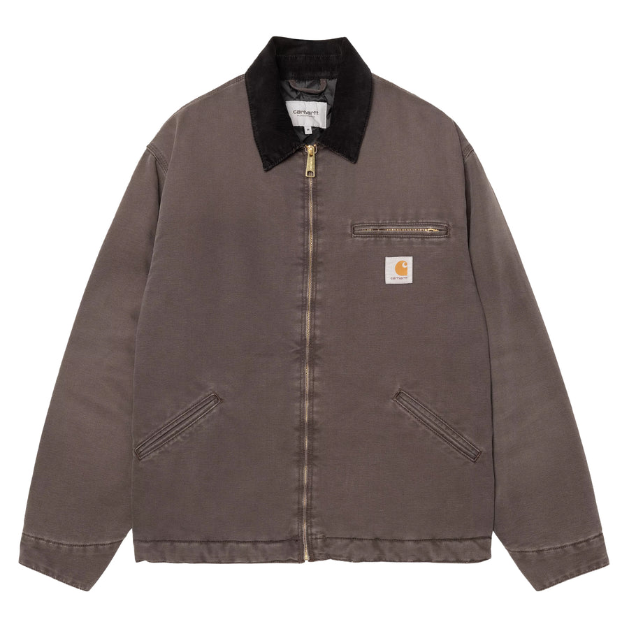 Carhartt WIP OG Detroit Jacket Tobacco/Black Stone Canvas