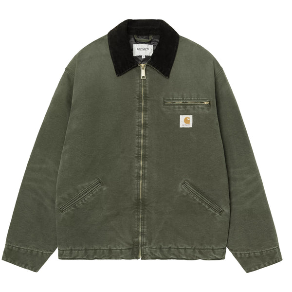 Carhartt WIP OG Detroit Jacket Olive/Black Stone Canvas