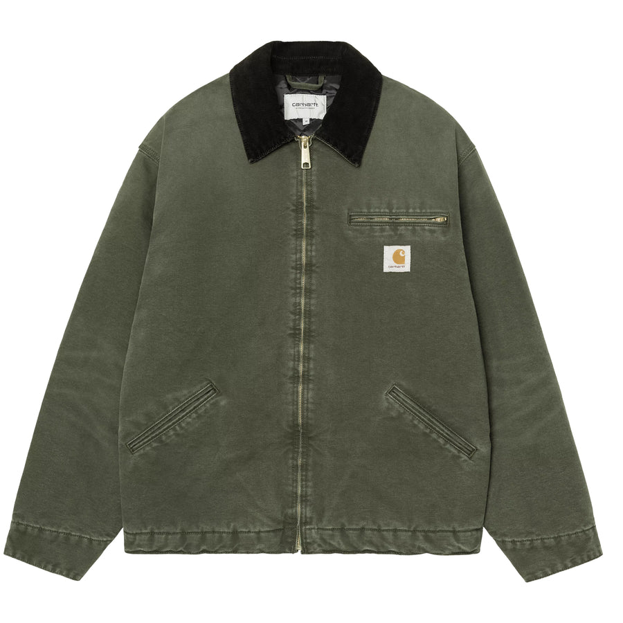 Carhartt WIP OG Detroit Jacket Olive/Black Stone Canvas