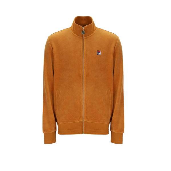 Fila Nero Velour Track Top Jacket Pumpkin Spice