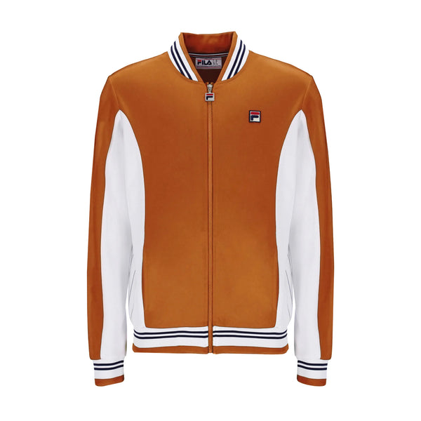 Fila Settanta Baseball Track Top Jacket Pumpkin Spice/Gardenia/Black